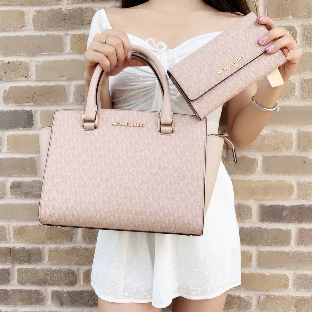 ‼️SALE‼️ 👜💕-Michael Kors Satchel + Wallet SET - Picture 2 of 7